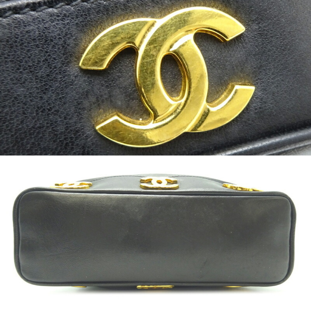 Chanel Triple Coco Drawstring Chain Lambskin Shou… - image 5